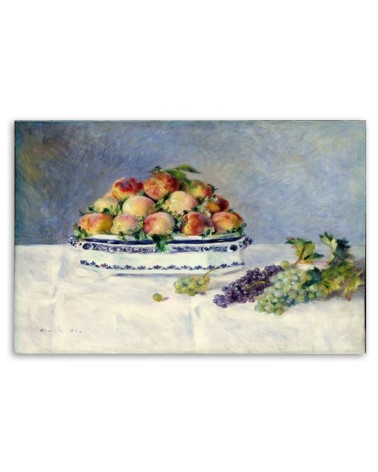 Leinwandbild - Stilleben mit Pfirsichen - Auguste Renoir | Feeby