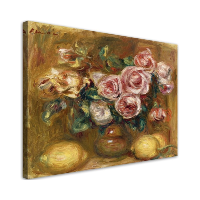 Leinwanddruck - Blumenstrauß aus Rosen - Auguste Renoir | Feeby