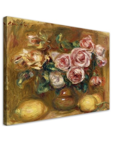 Leinwanddruck - Blumenstrauß aus Rosen - Auguste Renoir | Feeby