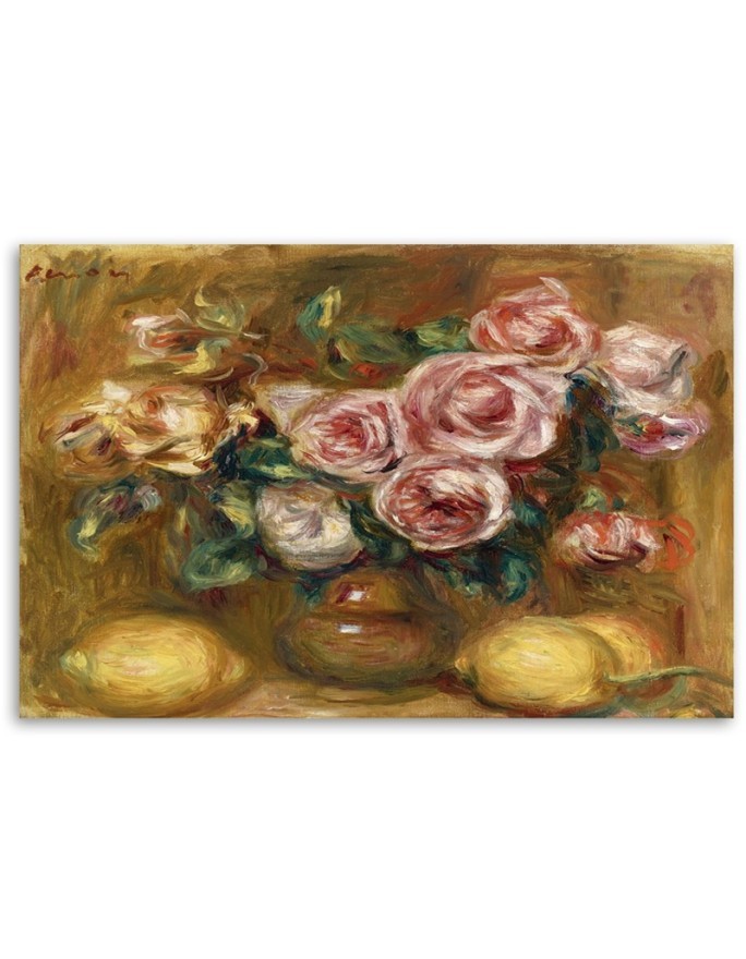 Obraz na płótnie - Bukiet róż - Auguste Renoir | FEEBY