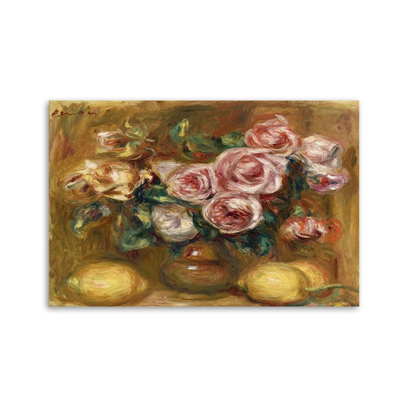 Leinwanddruck - Blumenstrauß aus Rosen - Auguste Renoir | Feeby