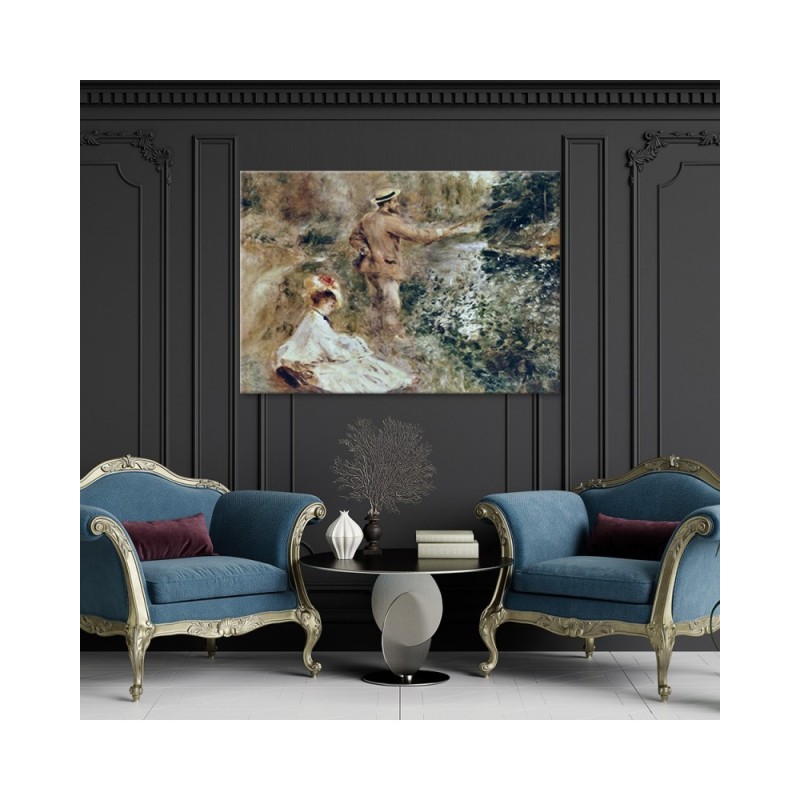 Leinwandbild - Angler - Auguste Renoir | Feeby