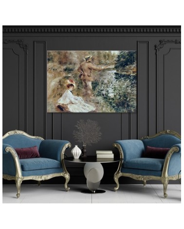 Leinwandbild - Angler - Auguste Renoir | Feeby