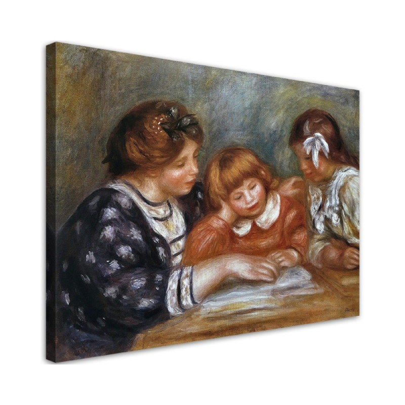 Leinwandbild modern - Unterrichtsstunde - Auguste Renoir | Feeby
