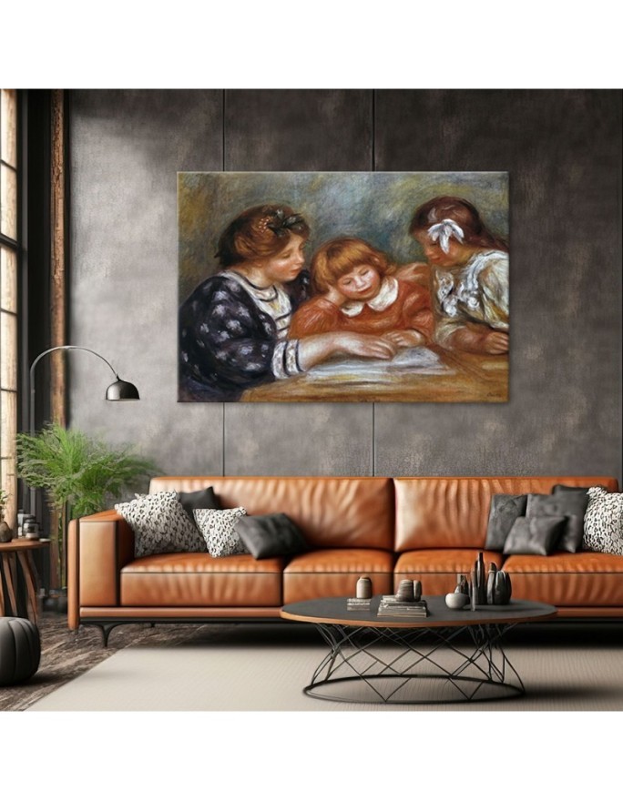 Obraz na płótnie - Lekcja - Auguste Renoir | FEEBY