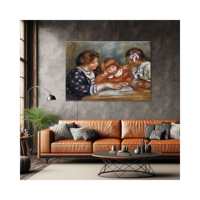 Leinwandbild modern - Unterrichtsstunde - Auguste Renoir | Feeby