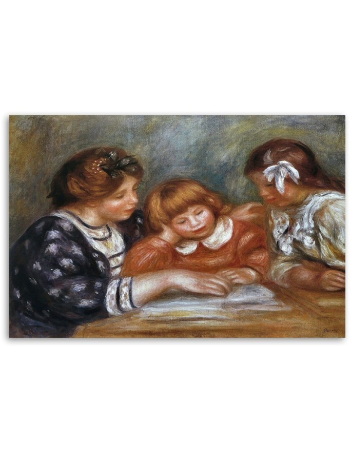 Obraz na płótnie - Lekcja - Auguste Renoir | FEEBY