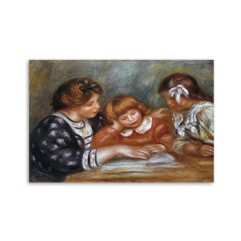 Leinwandbild modern - Unterrichtsstunde - Auguste Renoir | Feeby