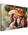 Canvas print reproduction - Two young girls at the piano | FEEBY