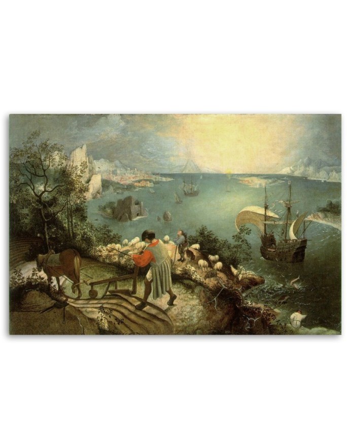 Canvas print reproduction - Landscape with the fall of Icarus | FEEBY