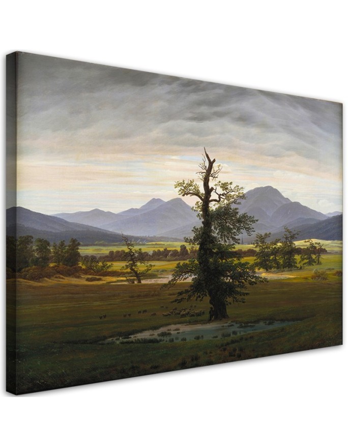 Leinwandbild - Einsamer Baum - Caspar David Friedrich | Feeby