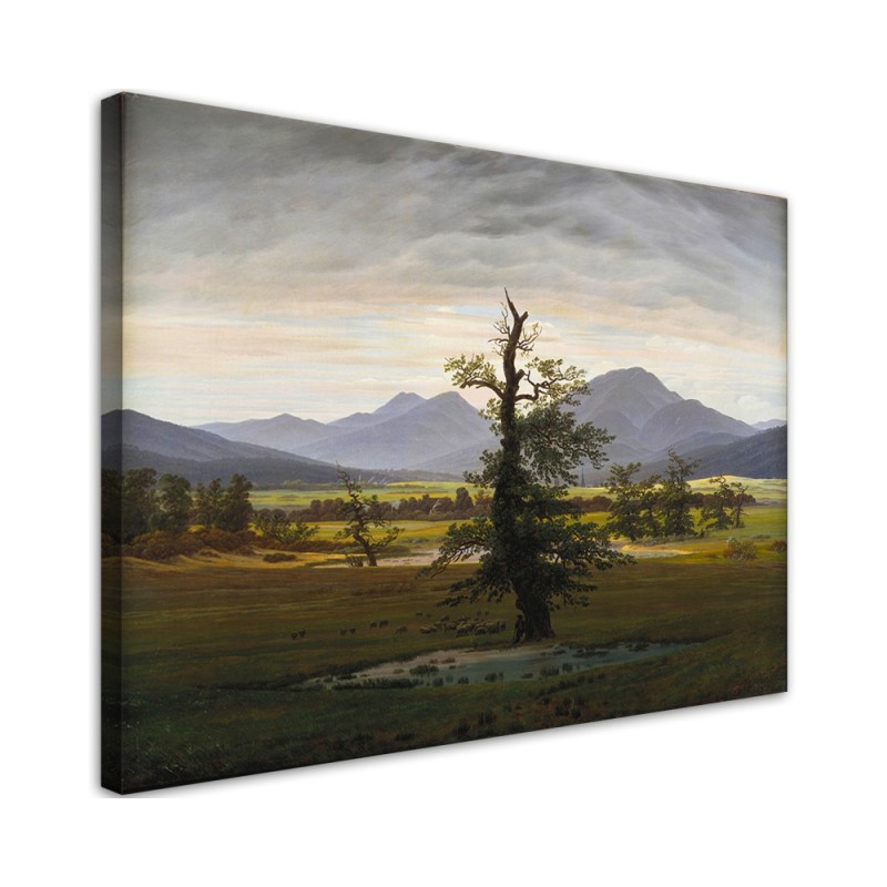 Leinwandbild - Einsamer Baum - Caspar David Friedrich | Feeby