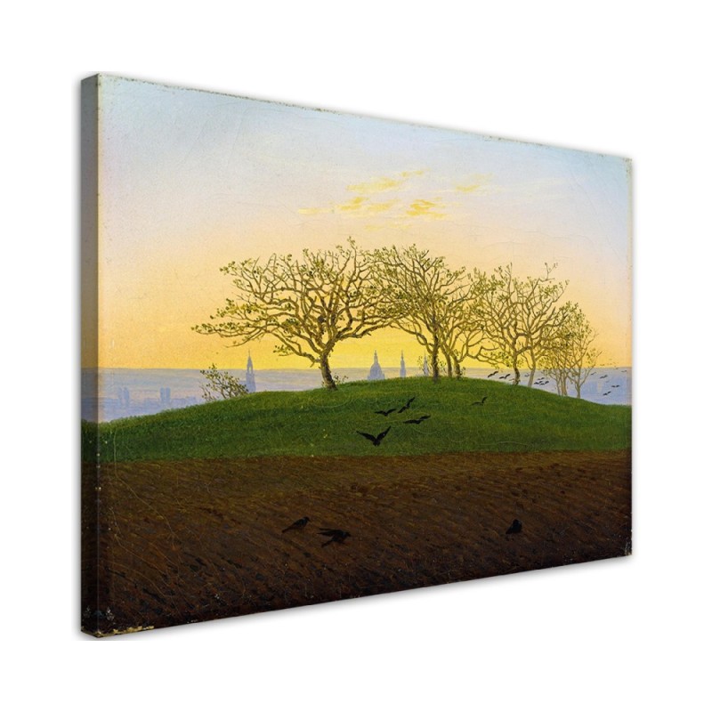 Bild - Hügel und Feld bei Dresden - Caspar David Friedrich | Feeby
