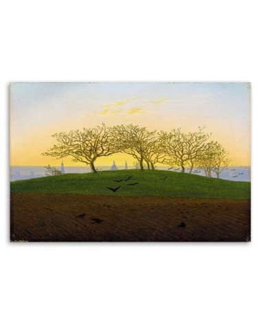 Bild - Hügel und Feld bei Dresden - Caspar David Friedrich | Feeby