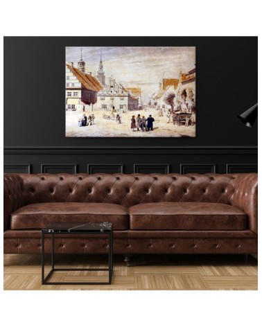 Bild - Marktplatz in Greifswald - Caspar David Friedrich | Feeby