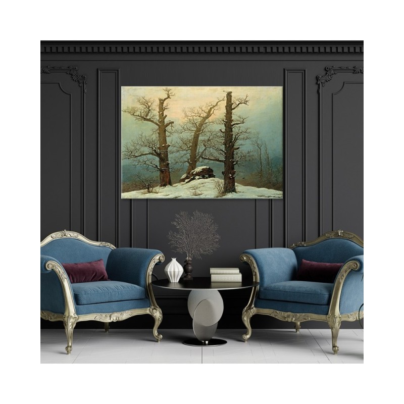 Bild - Steinhaufen im Schnee - Caspar David Friedrich | Feeby