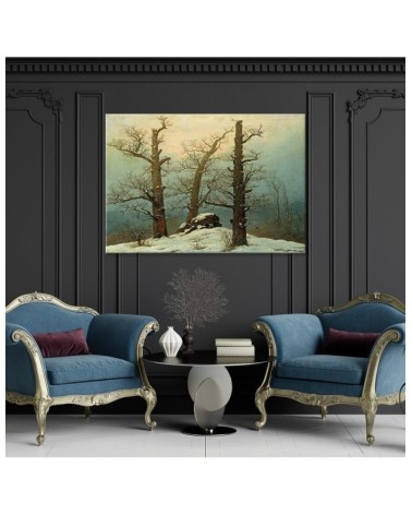 Bild - Steinhaufen im Schnee - Caspar David Friedrich | Feeby