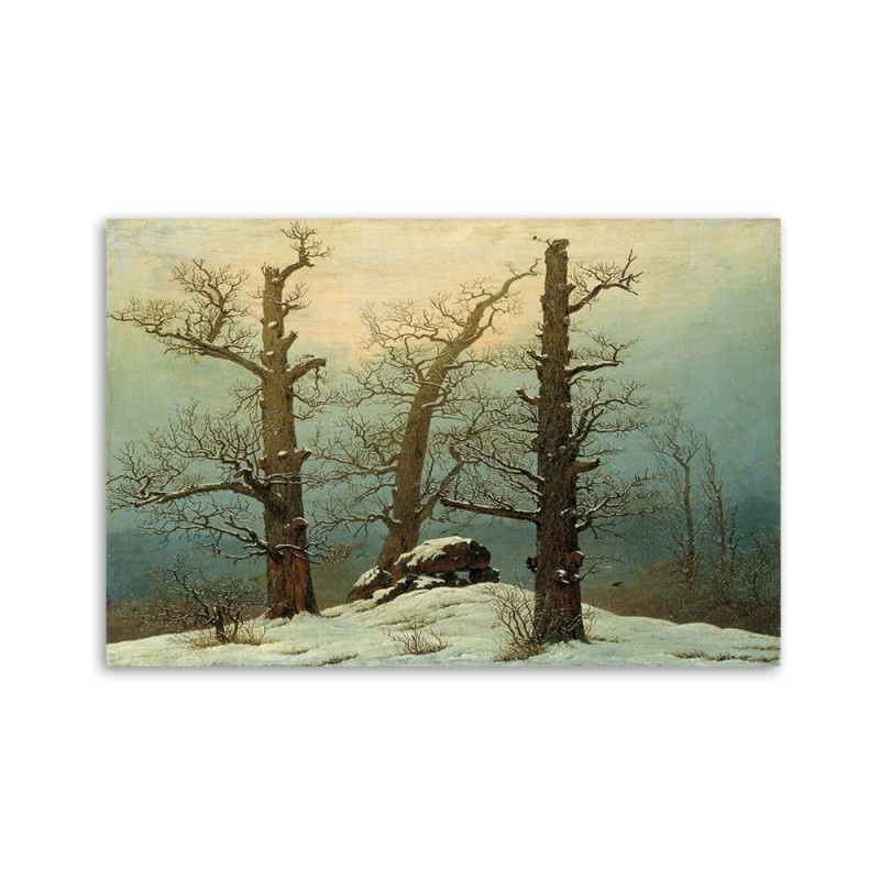 Bild - Steinhaufen im Schnee - Caspar David Friedrich | Feeby
