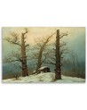 Obraz na płótnie - Cairn in Snow - Caspar David Friedrich | FEEBY