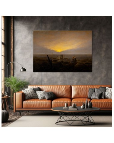 Bild - Mondaufgang über dem Meer - Caspar David Friedrich | Feeby