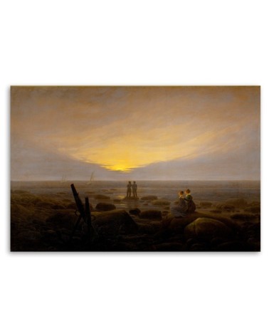 Bild - Mondaufgang über dem Meer - Caspar David Friedrich | Feeby