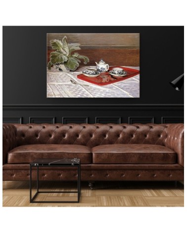 Leinwandbild - Stillleben Teeservice - Claude Monet | Feeby
