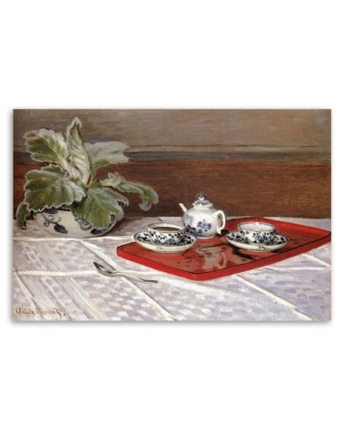 Leinwandbild - Stillleben Teeservice - Claude Monet | Feeby
