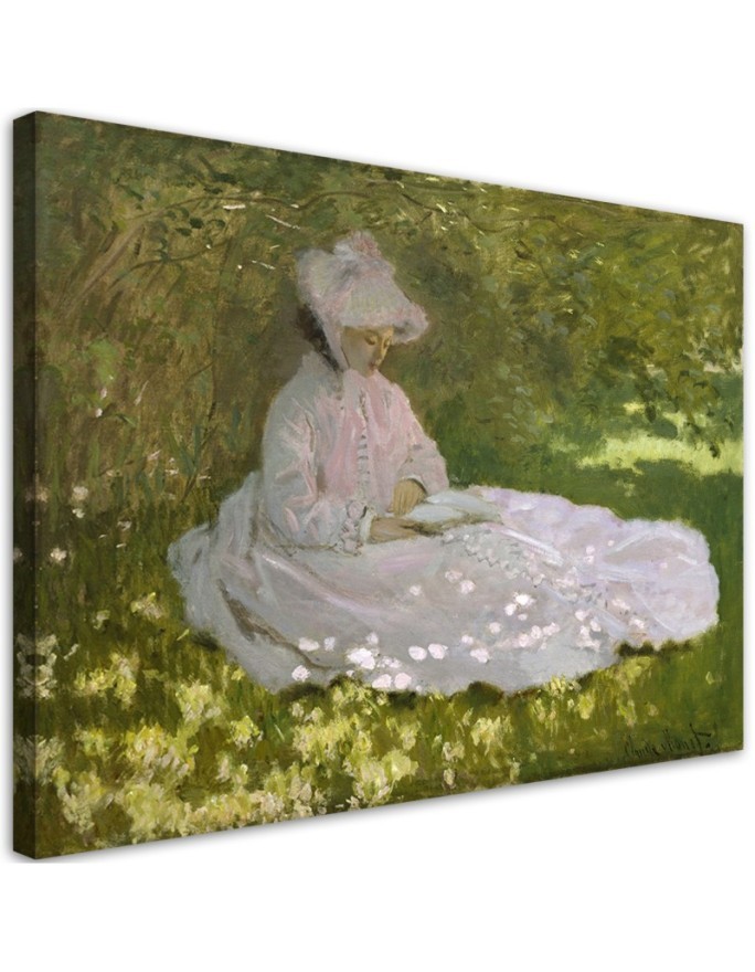 Bild auf Leinwand - Frühling - Claude Monet | Feeby