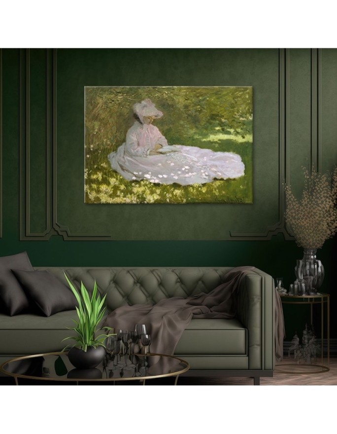 Obraz na płótnie - Wiosna - Claude Monet | FEEBY