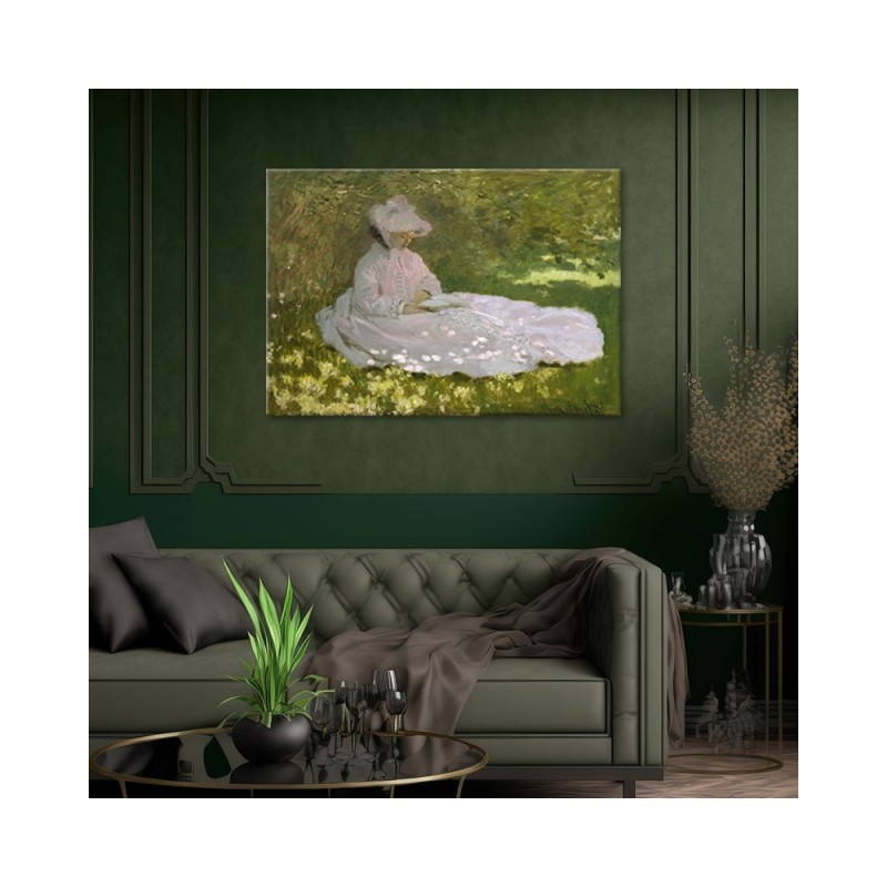 Bild auf Leinwand - Frühling - Claude Monet | Feeby