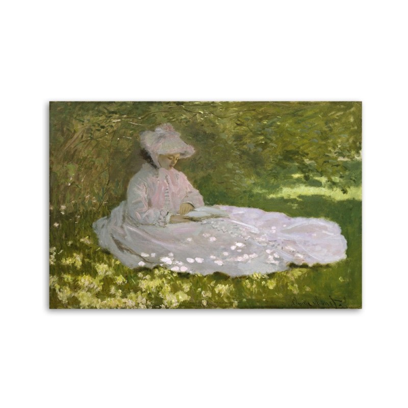 Bild auf Leinwand - Frühling - Claude Monet | Feeby