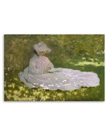 Bild auf Leinwand - Frühling - Claude Monet | Feeby