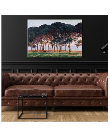 Leinwandbild - Unter den Kiefern - Claude Monet | Feeby