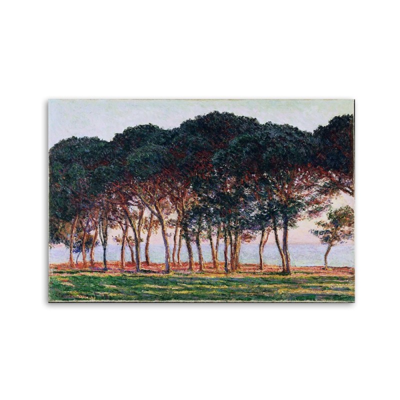Leinwandbild - Unter den Kiefern - Claude Monet | Feeby