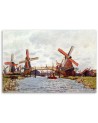 Obraz na płótnie - Młyn nieopodal Zaandam - Claude Monet | FEEBY