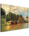 Reprodukcja obrazu - Łodzie w Zaandam - Claude Monet | FEEBY