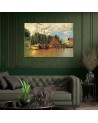 Reprodukcja obrazu - Łodzie w Zaandam - Claude Monet | FEEBY