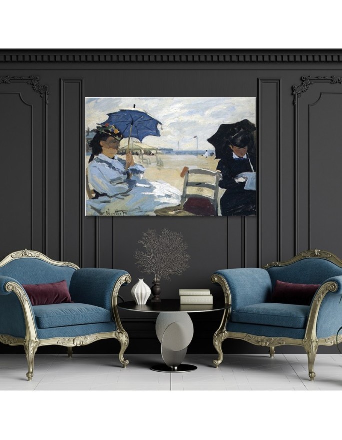 Canvas painting - Trouville beach | FEEBY