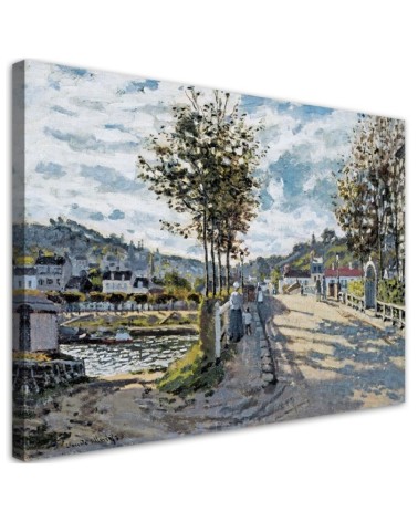 Leinwandbild - Die Brücke von Bougival - Claude Monet | Feeby