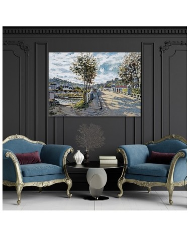 Leinwandbild - Die Brücke von Bougival - Claude Monet | Feeby