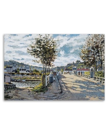 Leinwandbild - Die Brücke von Bougival - Claude Monet | Feeby