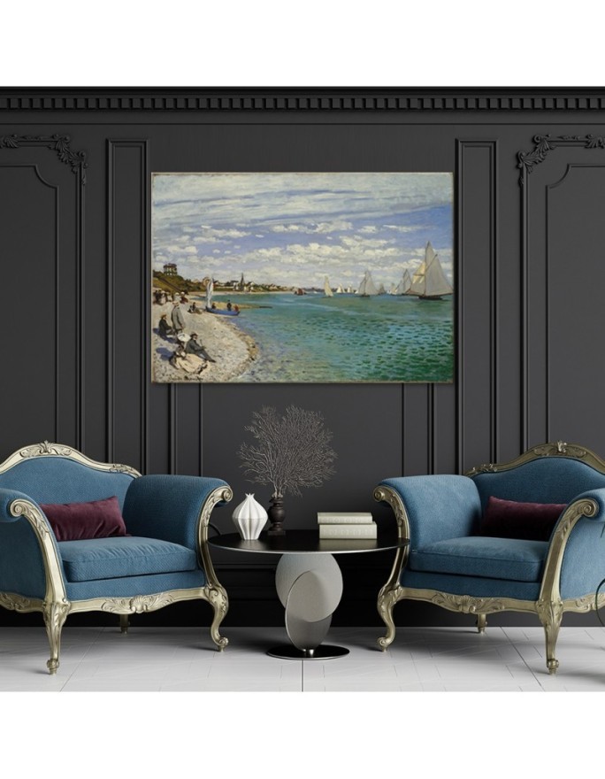 Obraz reprodukcja - Regaty w Sainte Adresse - Claude Monet | FEEBY
