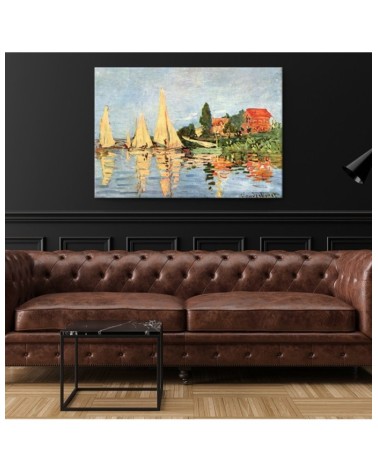 Bild auf Leinwand - Regatta in Argenteuil - Claude Monet | Feeby