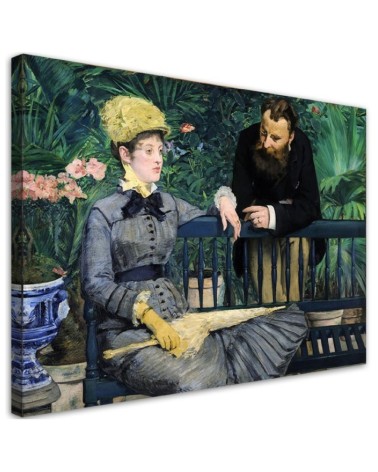 Canvas print reproduction - At the conservatory | FEEBY