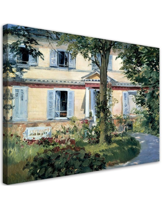 Bild - Reproduktion des Gemäldes Landhaus in Rueil - Manet | Feeby