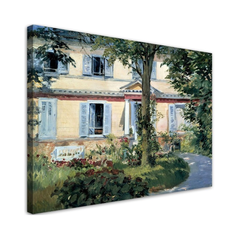 Bild - Reproduktion des Gemäldes Landhaus in Rueil - Manet | Feeby