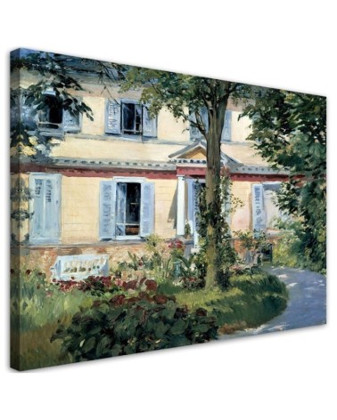 Bild - Reproduktion des Gemäldes Landhaus in Rueil - Manet | Feeby