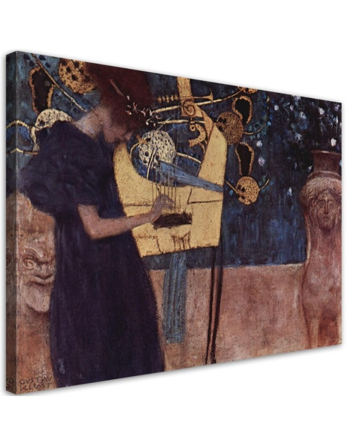 Bild - Reproduktion des Gemäldes Musik - Gustav Klimt | Feeby