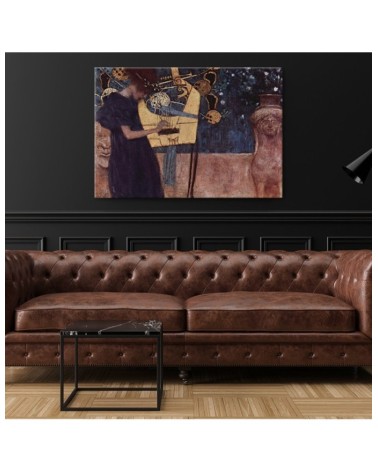 Bild - Reproduktion des Gemäldes Musik - Gustav Klimt | Feeby