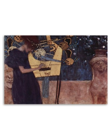 Bild - Reproduktion des Gemäldes Musik - Gustav Klimt | Feeby
